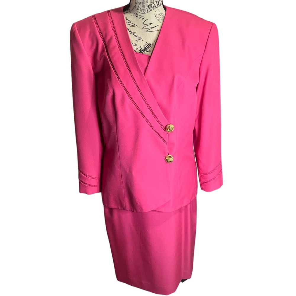 Vintage Lilli Ann Pink Suit